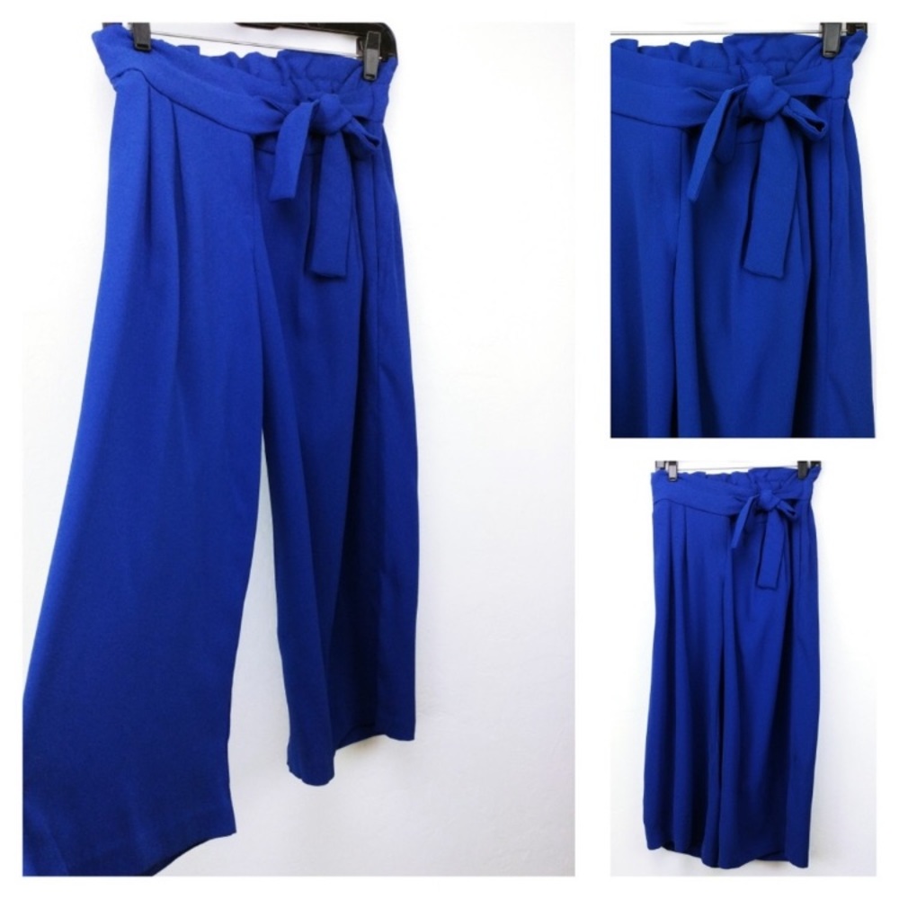 Carolina Belle paper bag cropped pants
